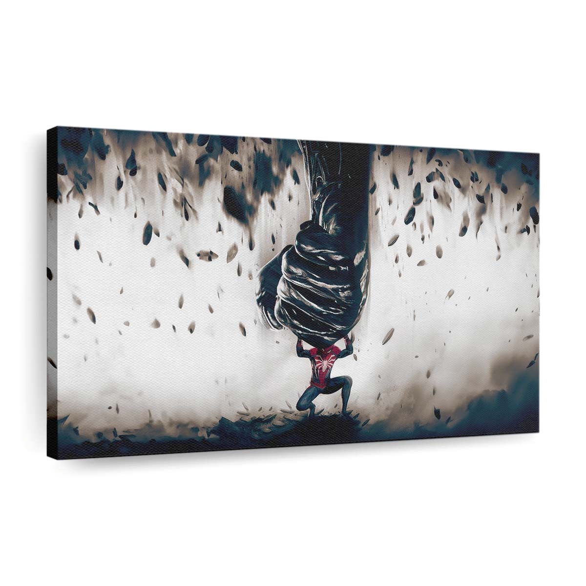 Der Symbiote Showdown Spider Man gegen Venom Leinwandbild - Wanddeko