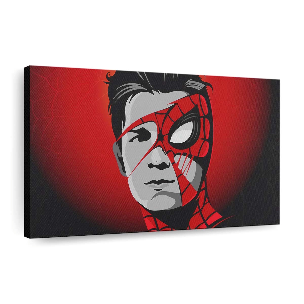 Tom Holland Maske Leinwandbild - Wanddeko