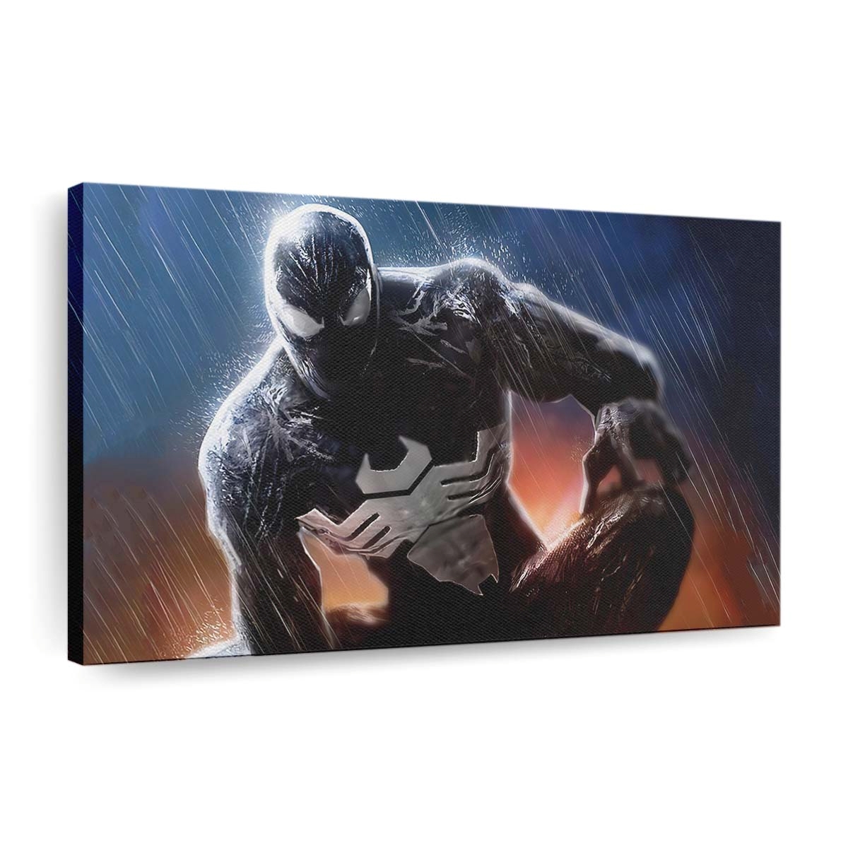 Venom im Regen Leinwandbild - Wanddeko