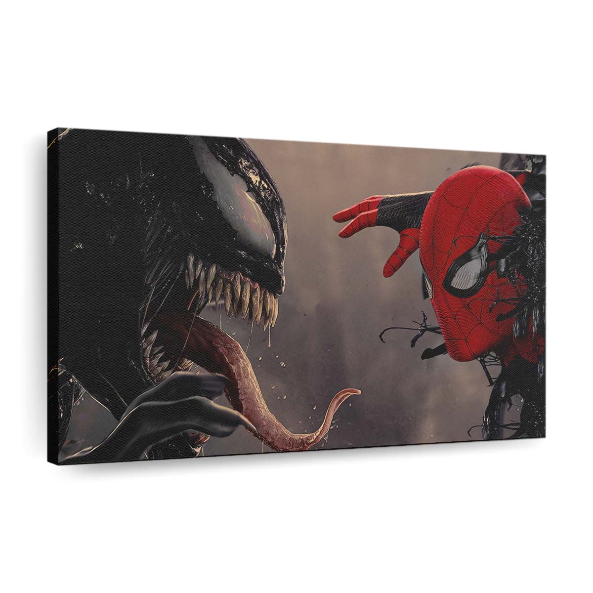 Venom X Spider Man Leinwandbild - Wanddeko