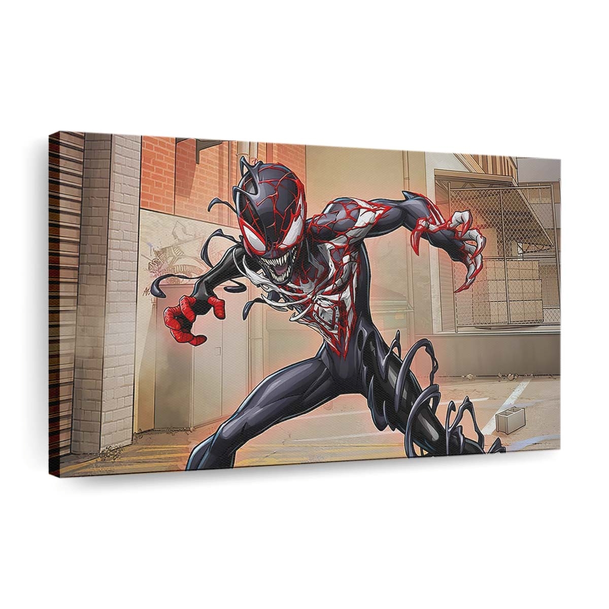 Venomized Spider Verse Leinwandbild - Wanddeko