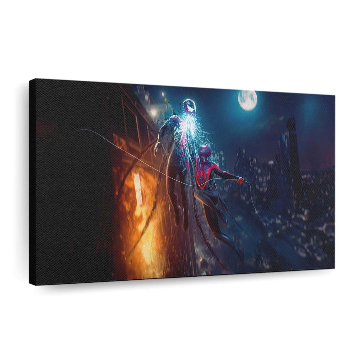 Versus The Spider A Heroic Showdown Leinwandbild - Wanddeko