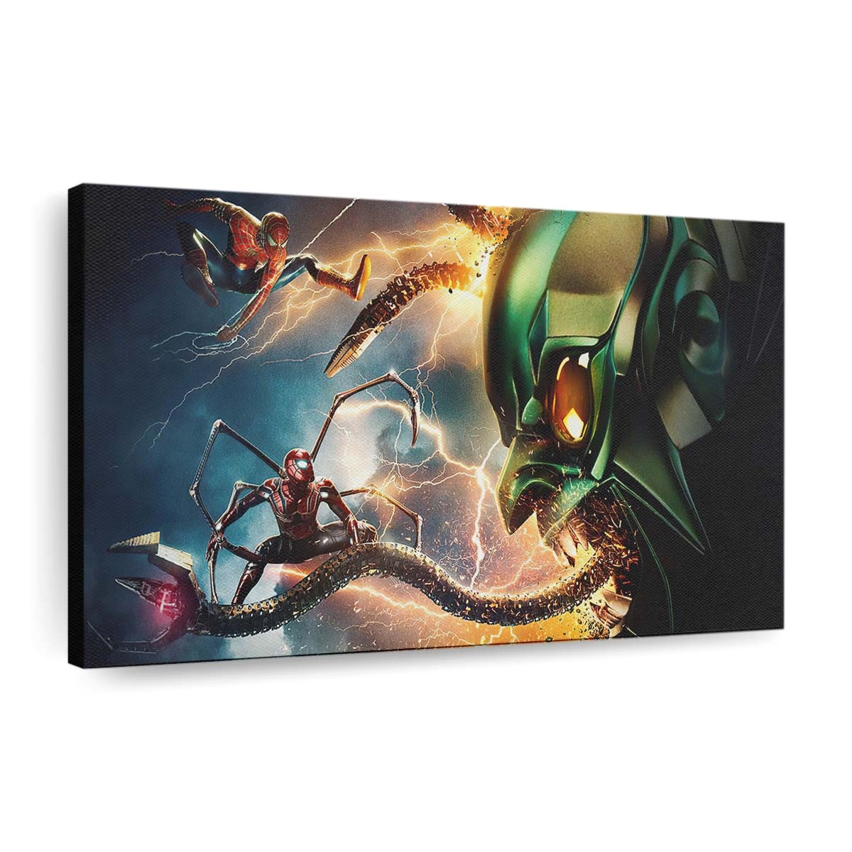 Villians Vs Spider Mans From Multiverse Leinwandbild - Wanddeko