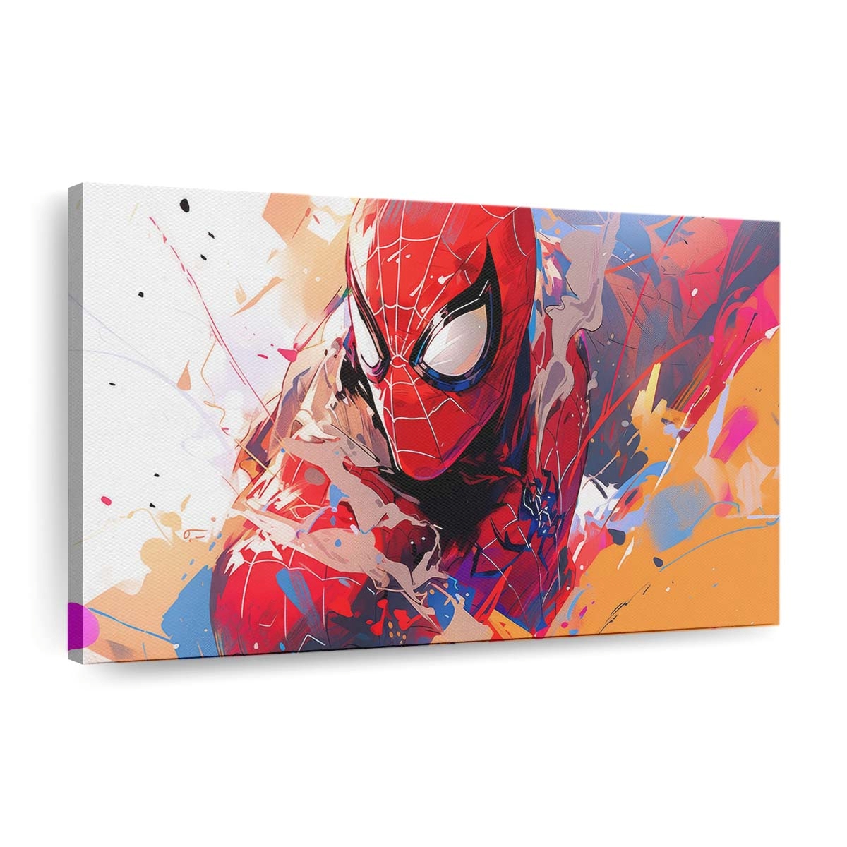 Webbed Masterpiece Spider Man Leinwandbild - Wanddeko