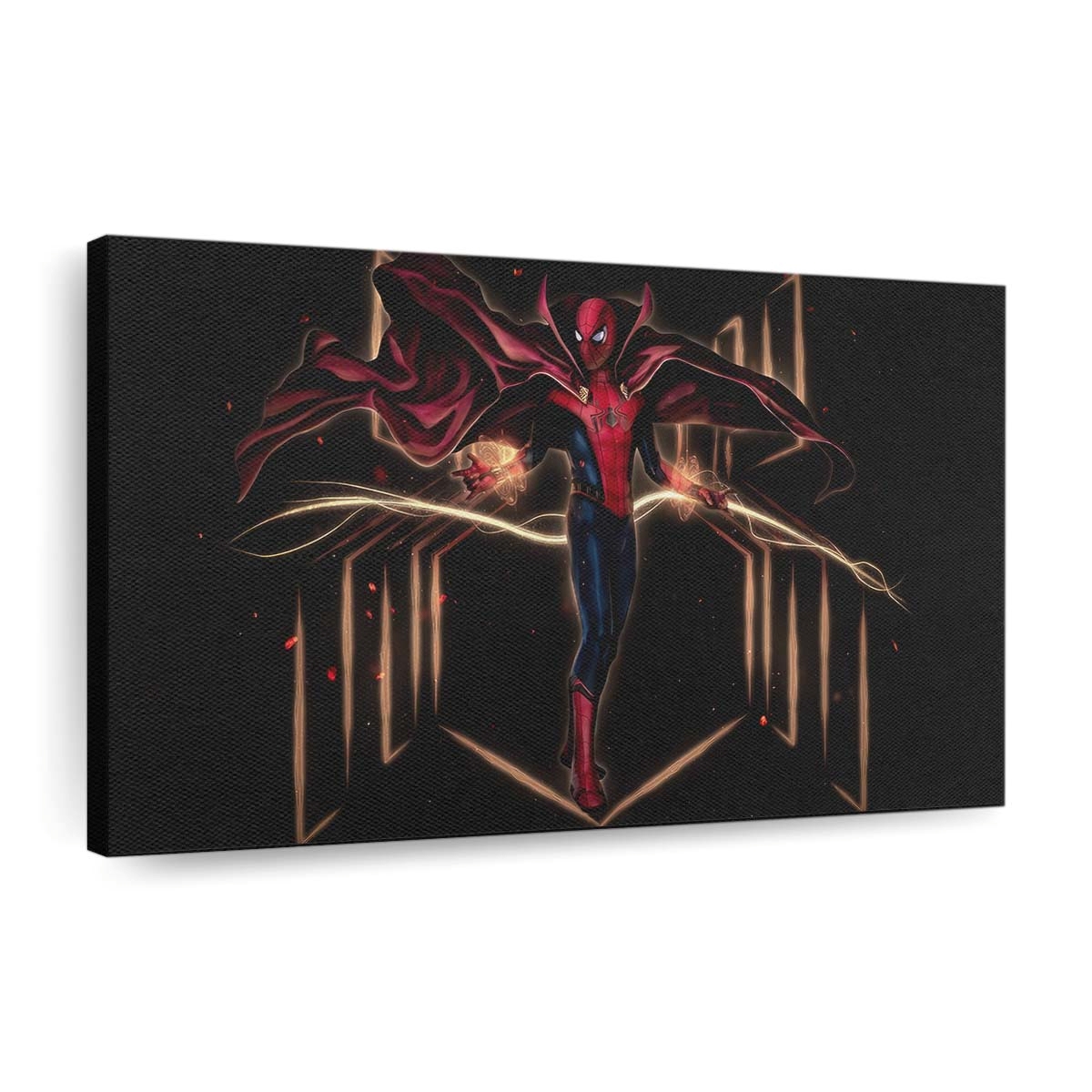 Was wäre, wenn Spider Man Doctor Strange wäre? Leinwandbild - Wanddeko