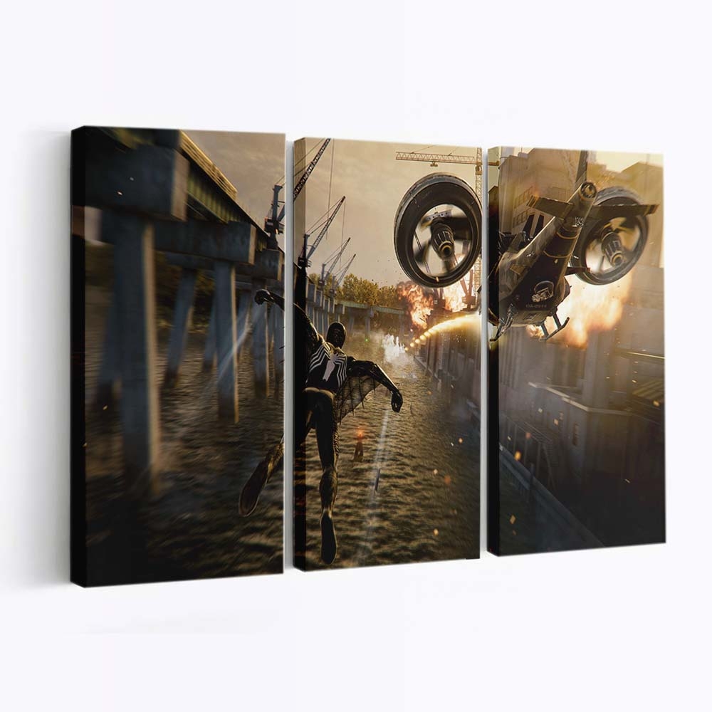 2023 Marvels Spider Man 2 3 Leinwandbild - Wanddeko