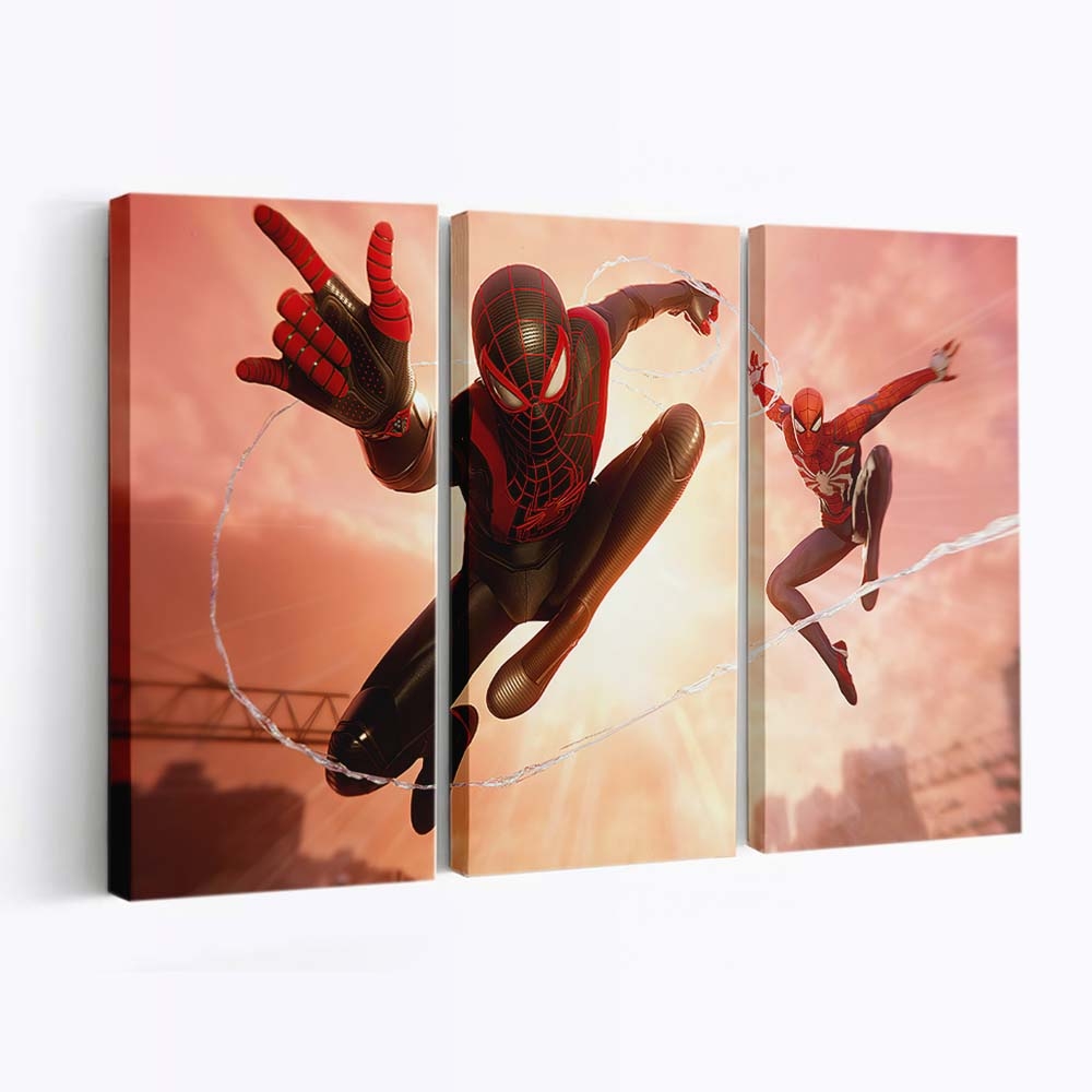 Marvels Spider Man Miles Morales Leinwandbild - Wanddeko