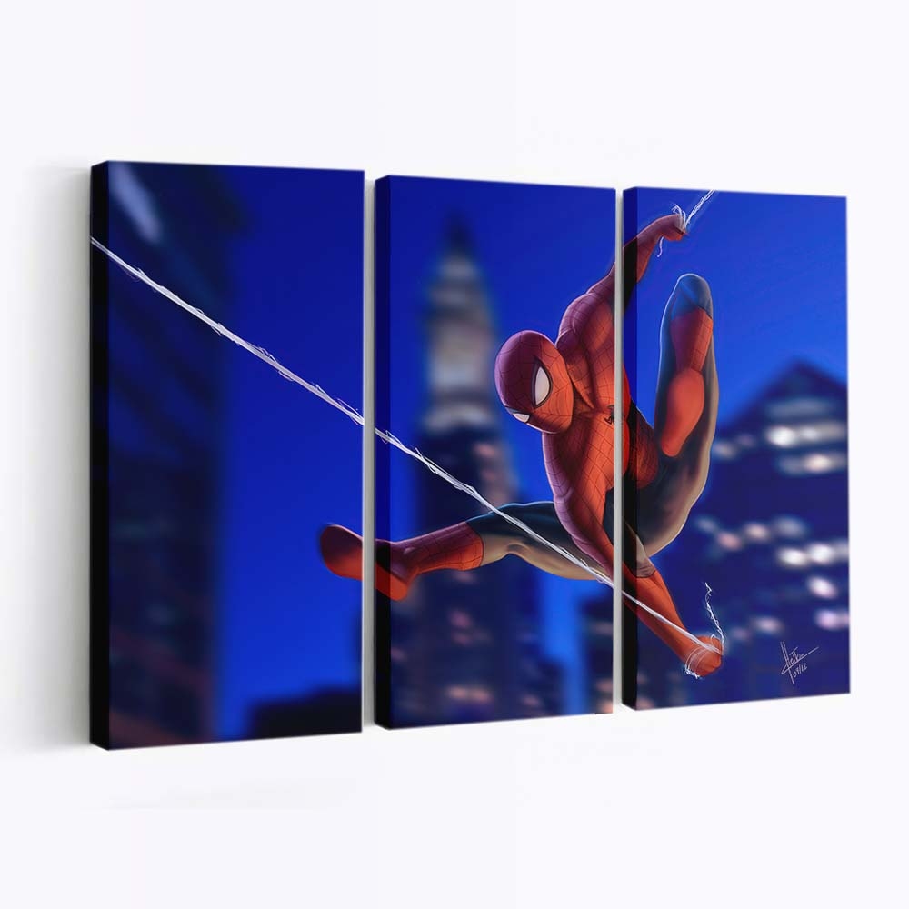 Spider Man 2020 Kunstwerk Leinwandbild - Wanddeko