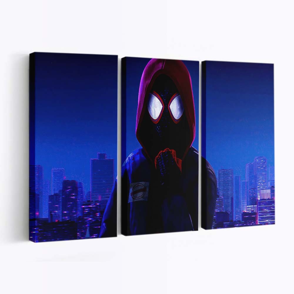 Spider Man 2020 Miles Leinwandbild - Wanddeko
