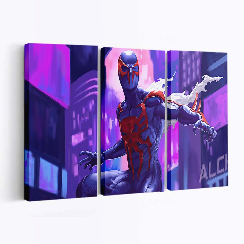 Spider Man 2099 2 Leinwandbild - Wanddeko