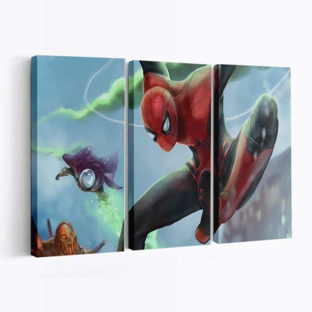 Spider Man: Far From Home Artwork Leinwandbild - Wanddeko