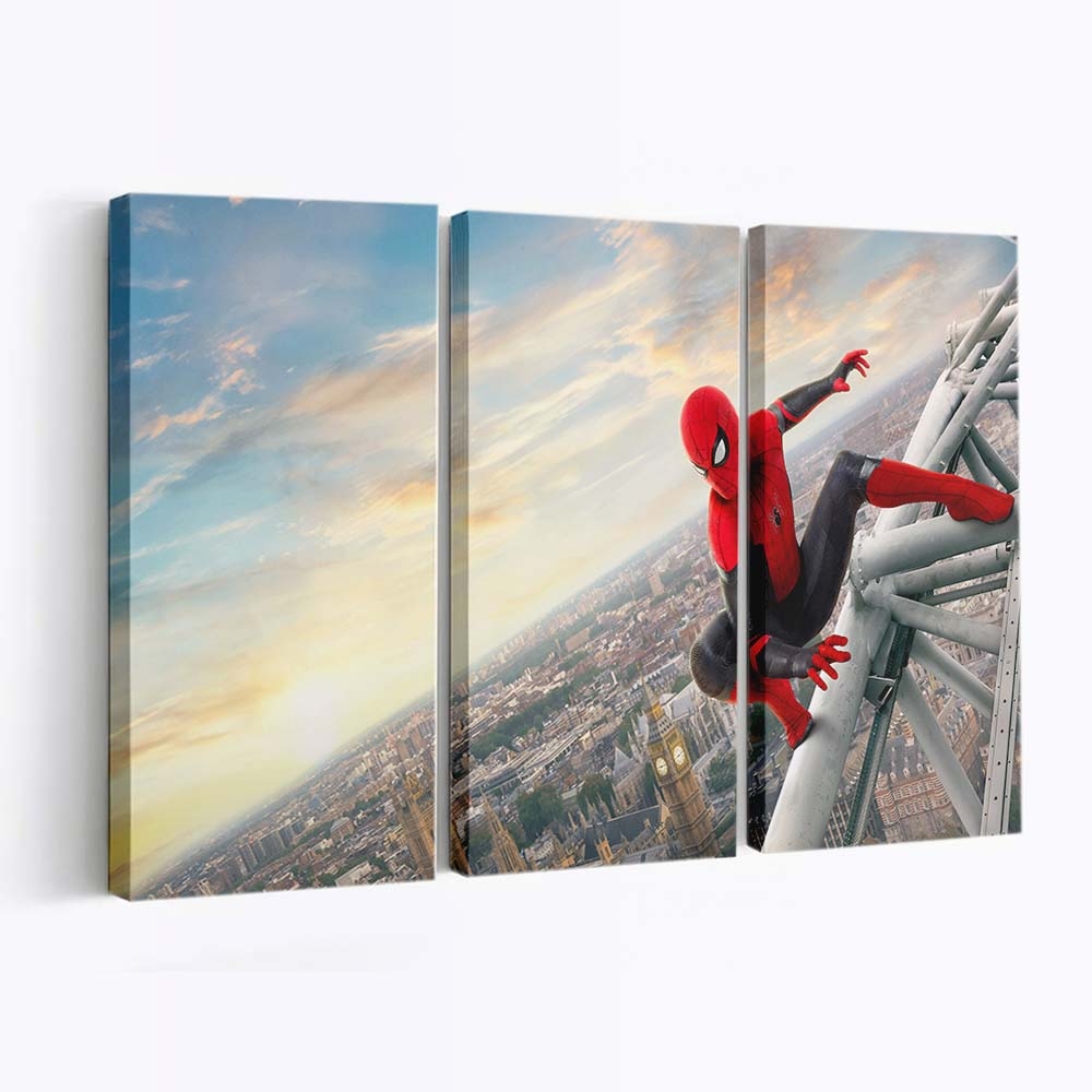 Spider Man Far From Home 3 Leinwandbild - Wanddeko