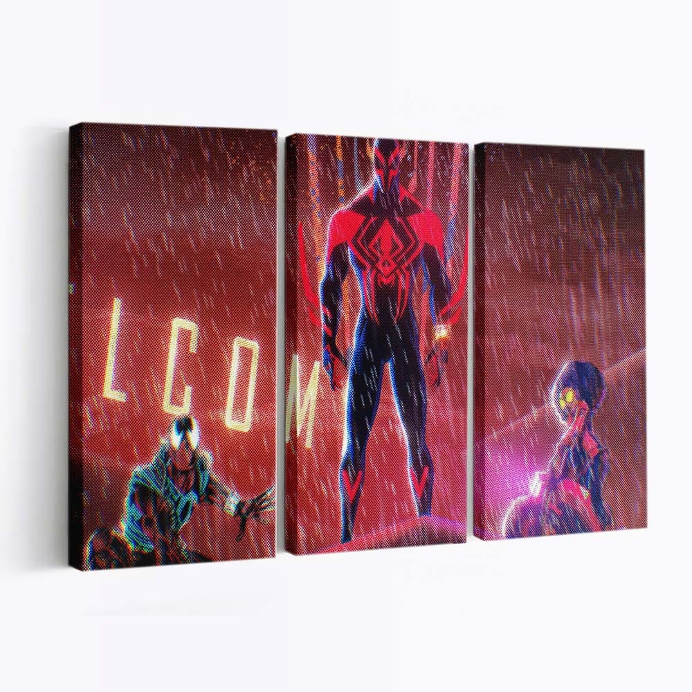 All Stations Stop Spider Man 2099 Leinwandbild - Wanddeko