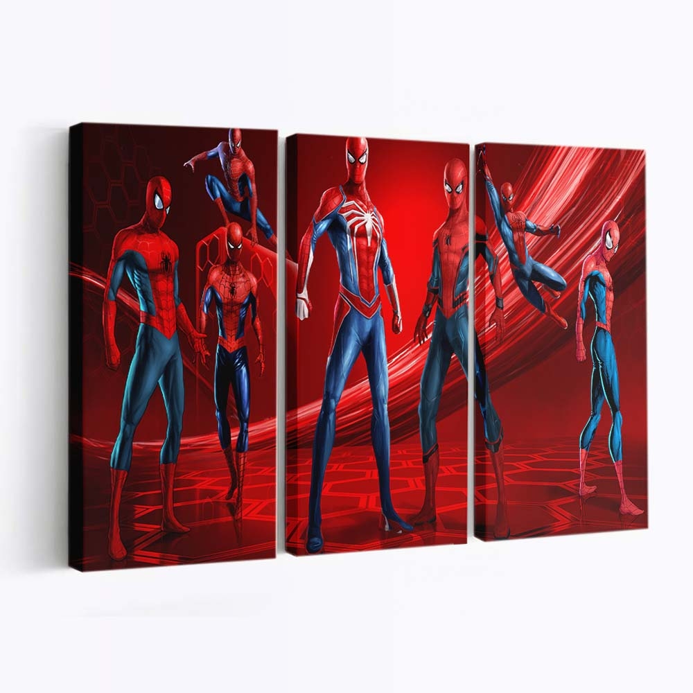 Alle Verse Spider Man Leinwandbild - Wanddeko Alle Verse Spider Man Leinwandbild - Wanddeko – Bild 2