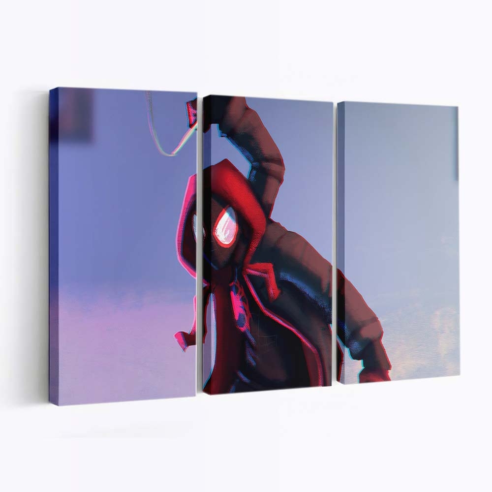 Kunst Spider Man Miles Morales Leinwandbild - Wanddeko