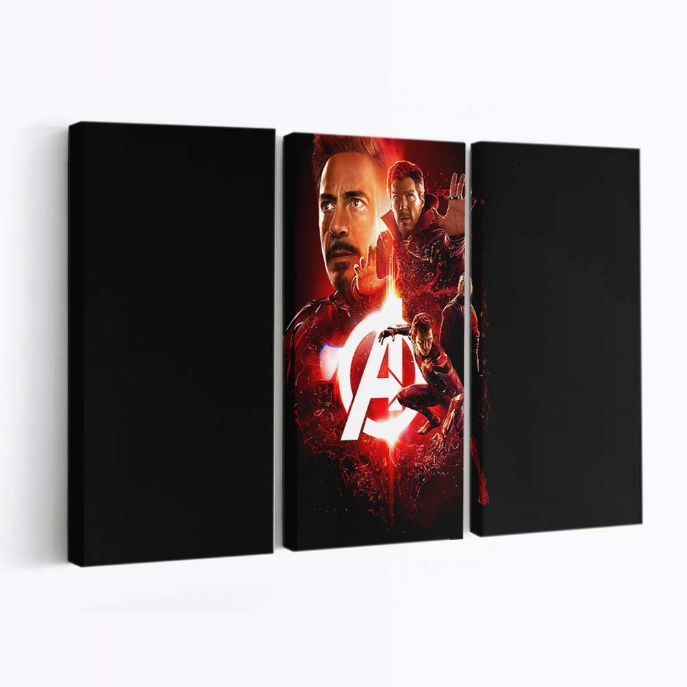 Avengers Infinity War 2018 Reality Stone Poster Leinwandbild - Wanddeko