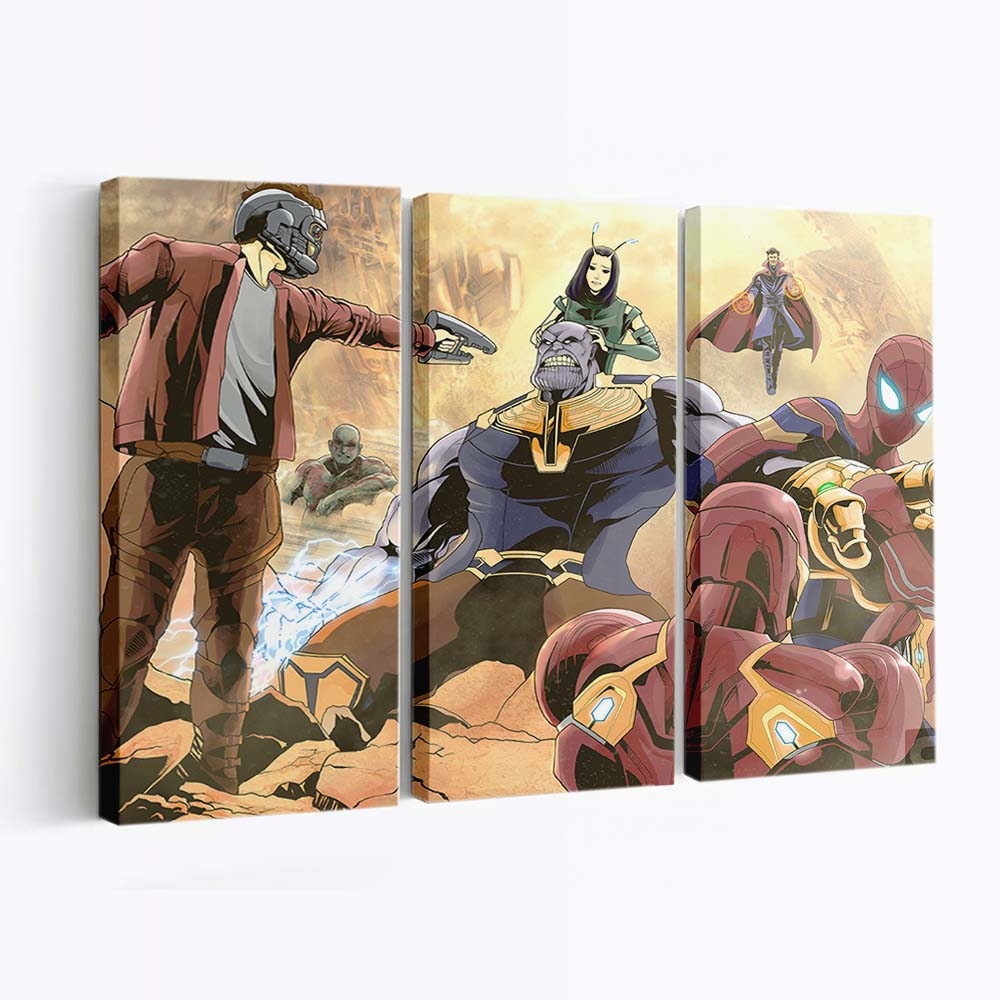 Avengers Infinity War Filmillustration Leinwandbild - Wanddeko