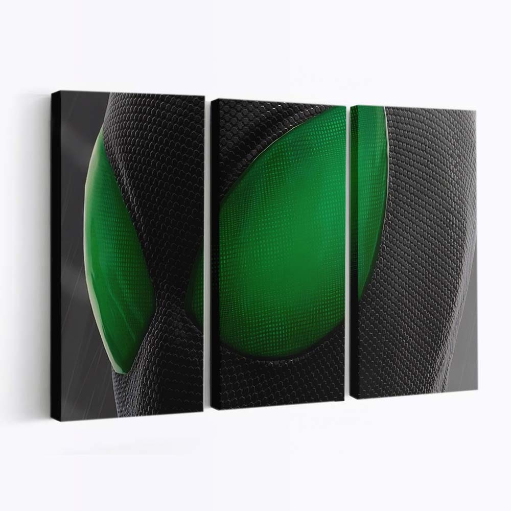 Grüne Augen Spider Man Leinwandbild - Wanddeko