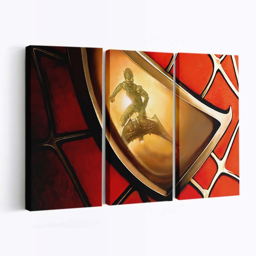 Grüner Goblin Spider Man 2022 Leinwandbild - Wanddeko