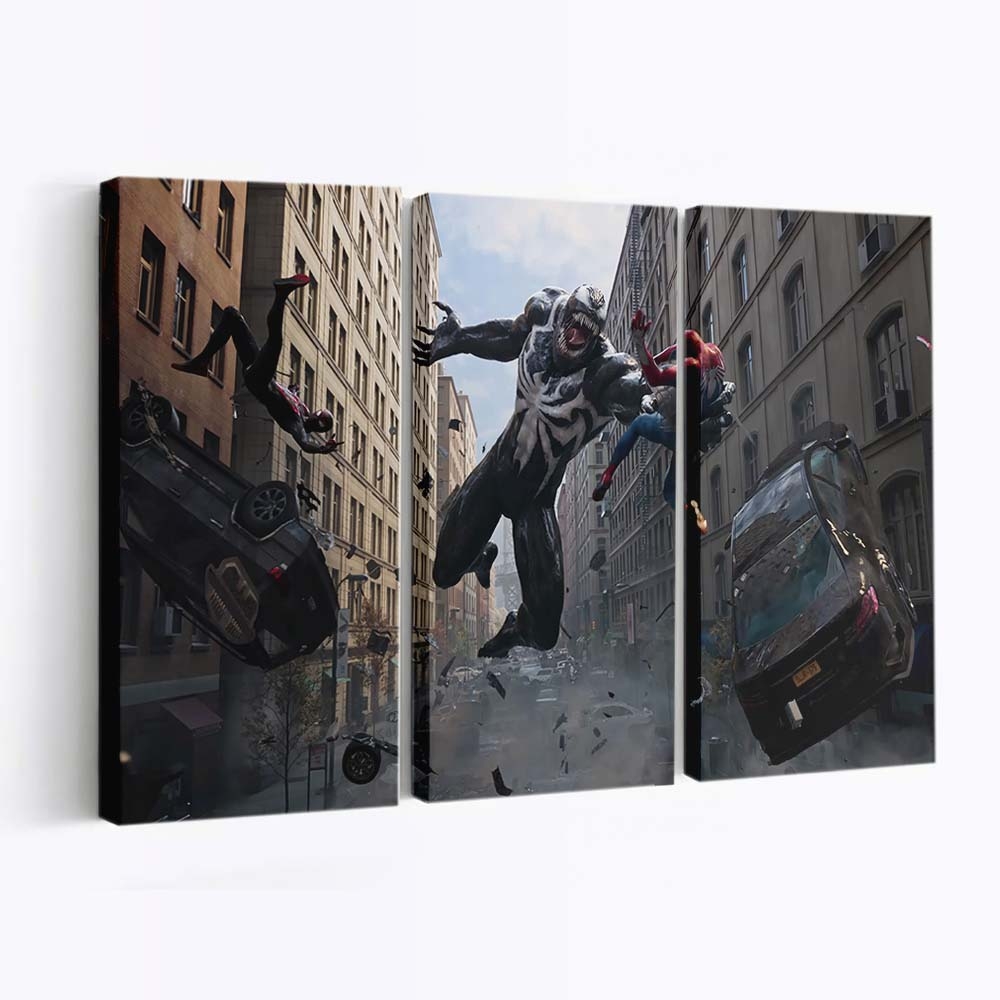 Insomniac Games Marvels Spider Man 2 Leinwandbild - Wanddeko