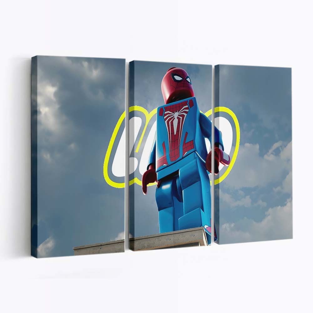 Lego Spidey Leinwandbild - Wanddeko