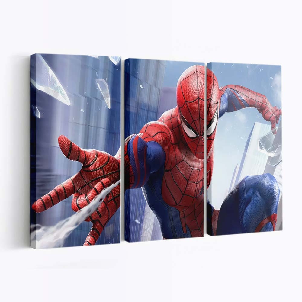 Marvel Duel Spider Man Leinwandbild - Wanddeko