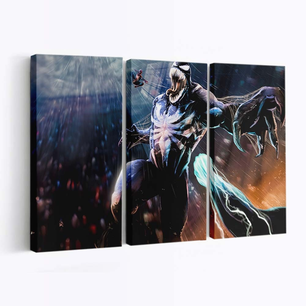 Marvels Spider Man vs. Venom Leinwandbild - Wanddeko