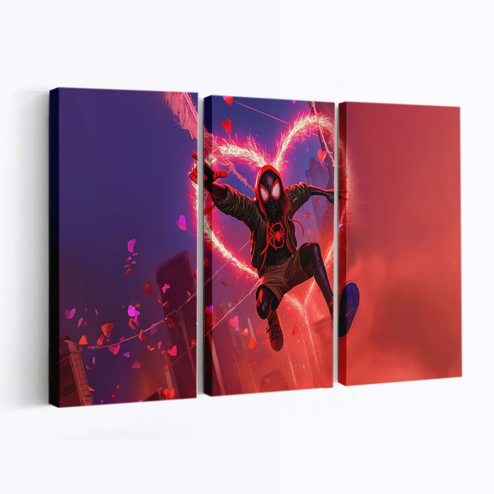 Masked Marvel Spider Man Leinwandbild - Wanddeko