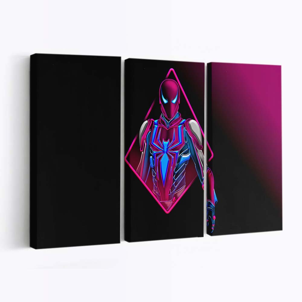 Miles High Tech Neon Suit Leinwandbild - Wanddeko