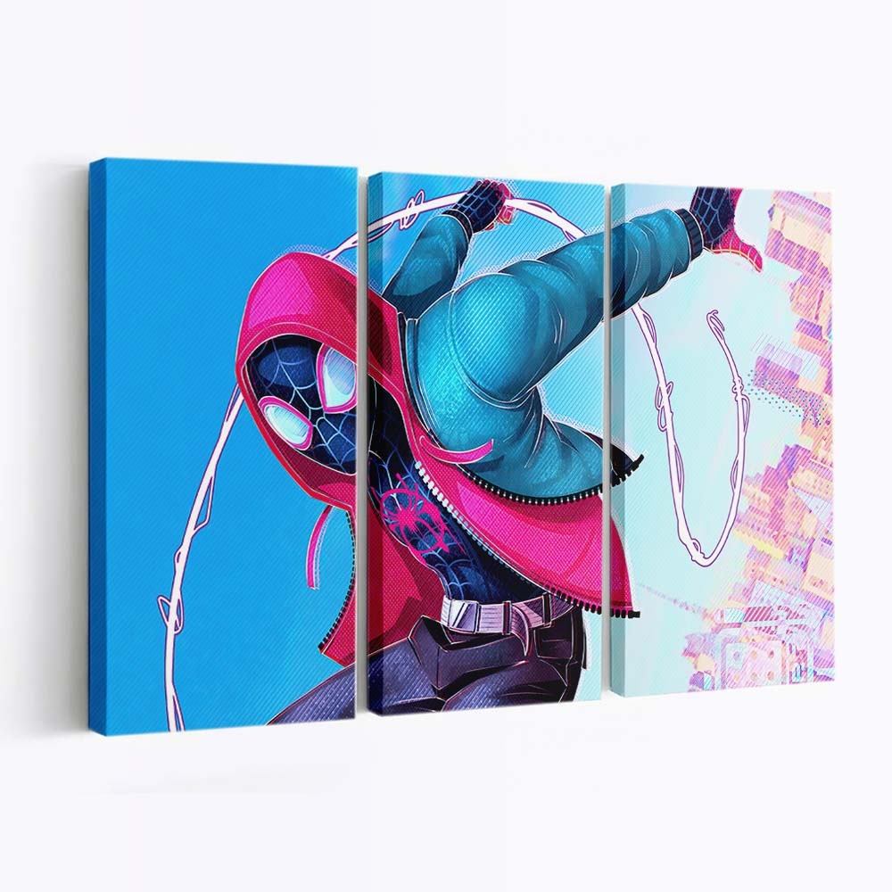 Miles Morales 2020 Artwork Leinwandbild - Wanddeko