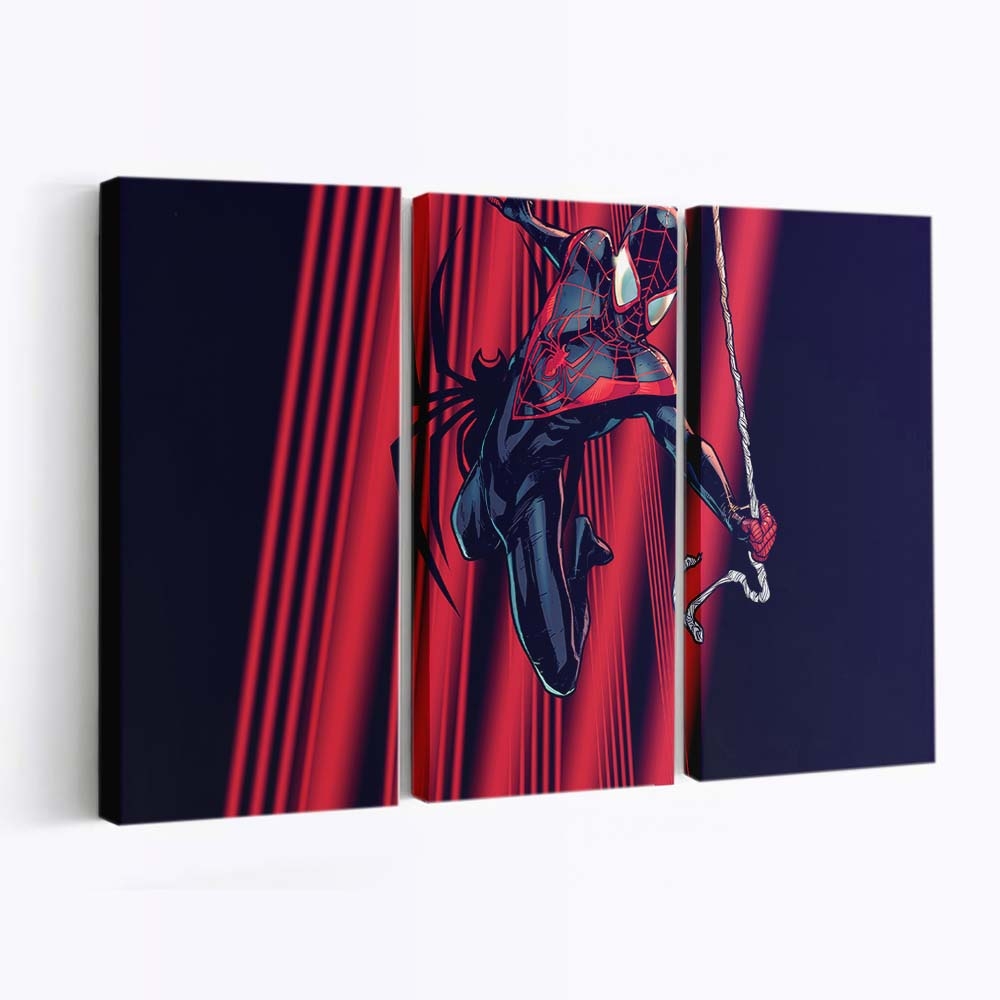 Miles Morales künstlerisches Marvel Leinwandbild - Wanddeko