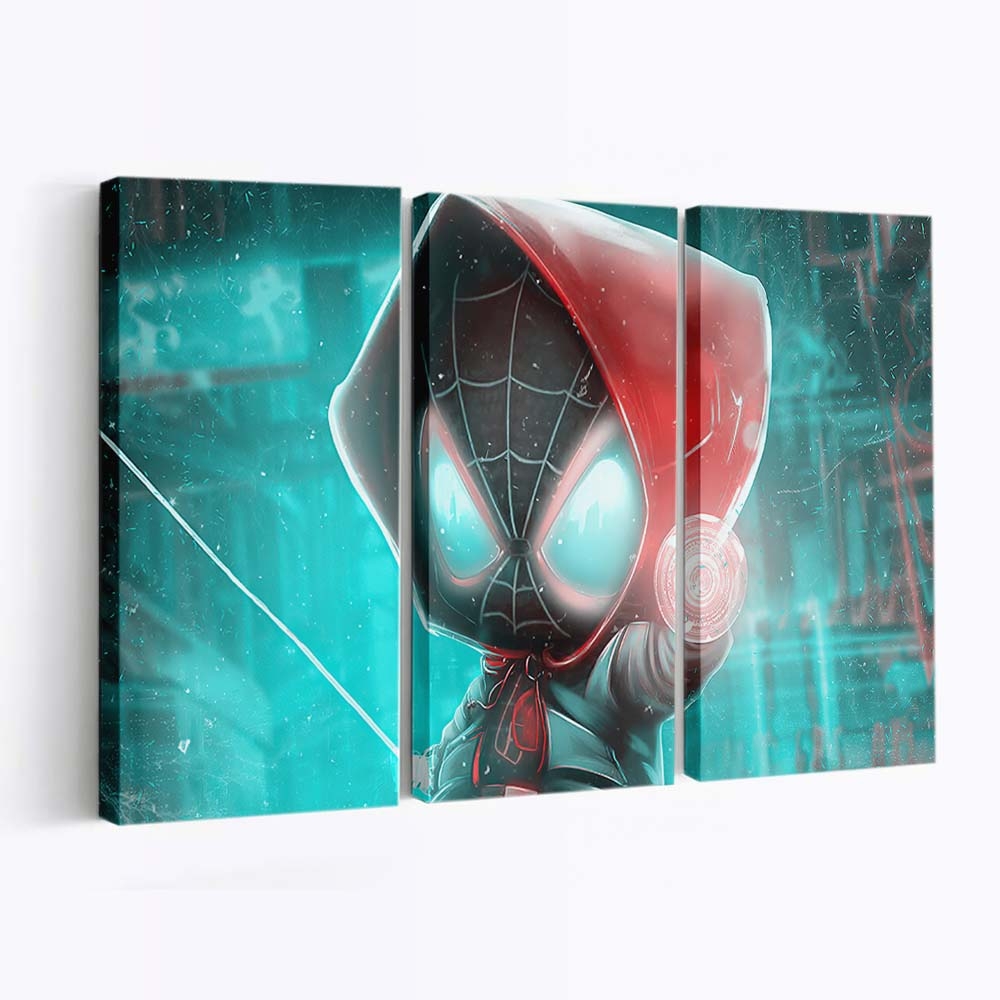 Miles Morales in Verse Leinwandbild - Wanddeko