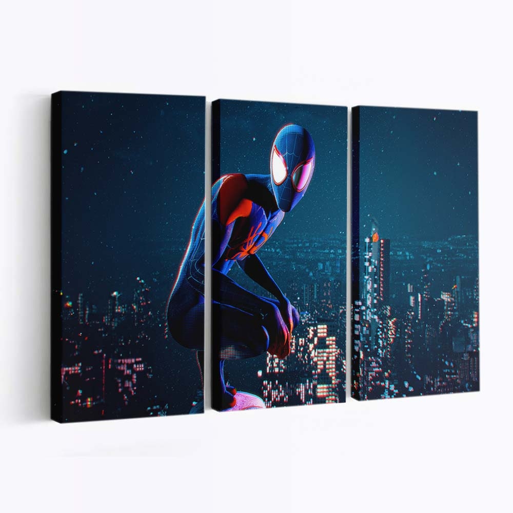 Miles Morales Marvels Spider Man Leinwandbild - Wanddeko