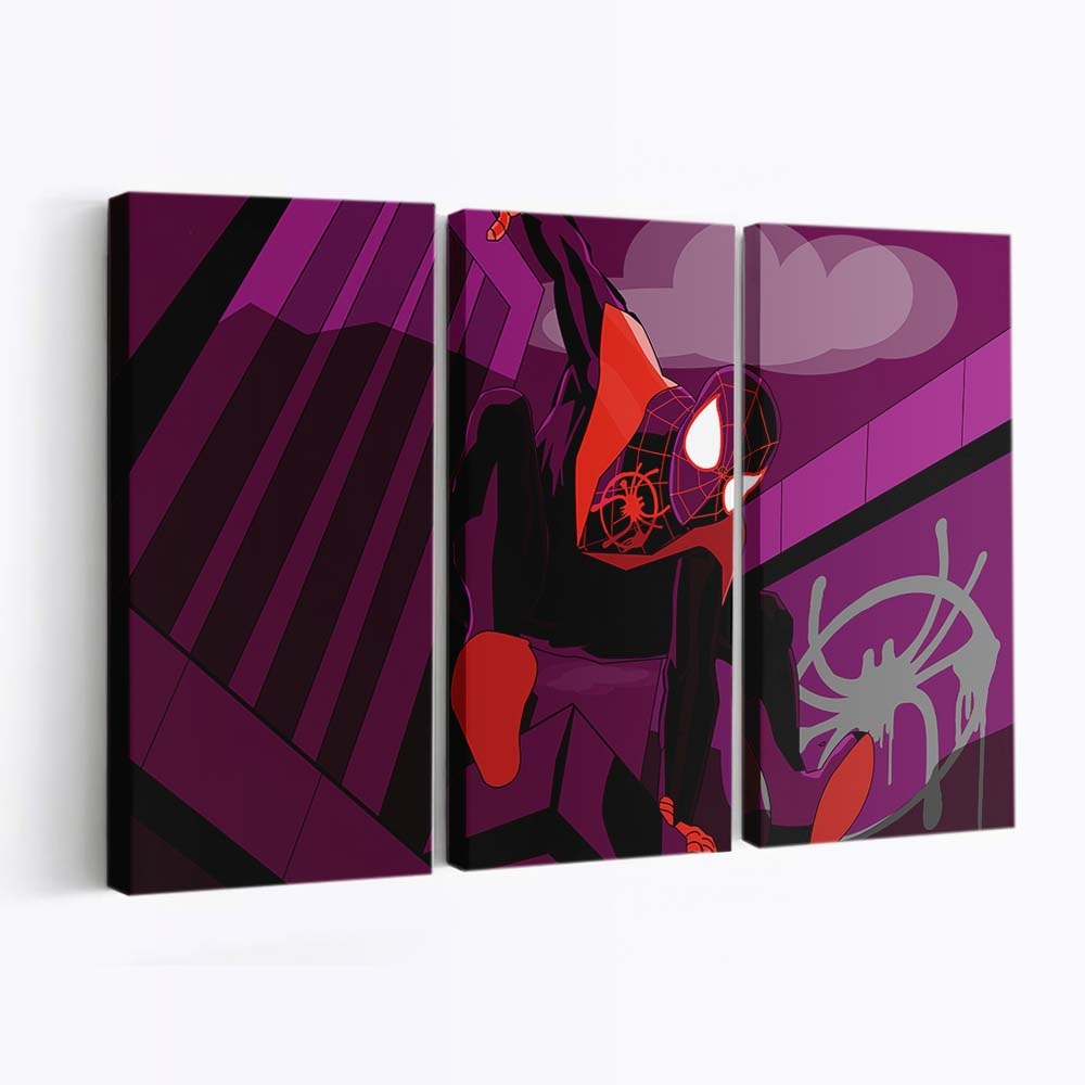 Miles Morales Spider Man Leinwandbild - Wanddeko