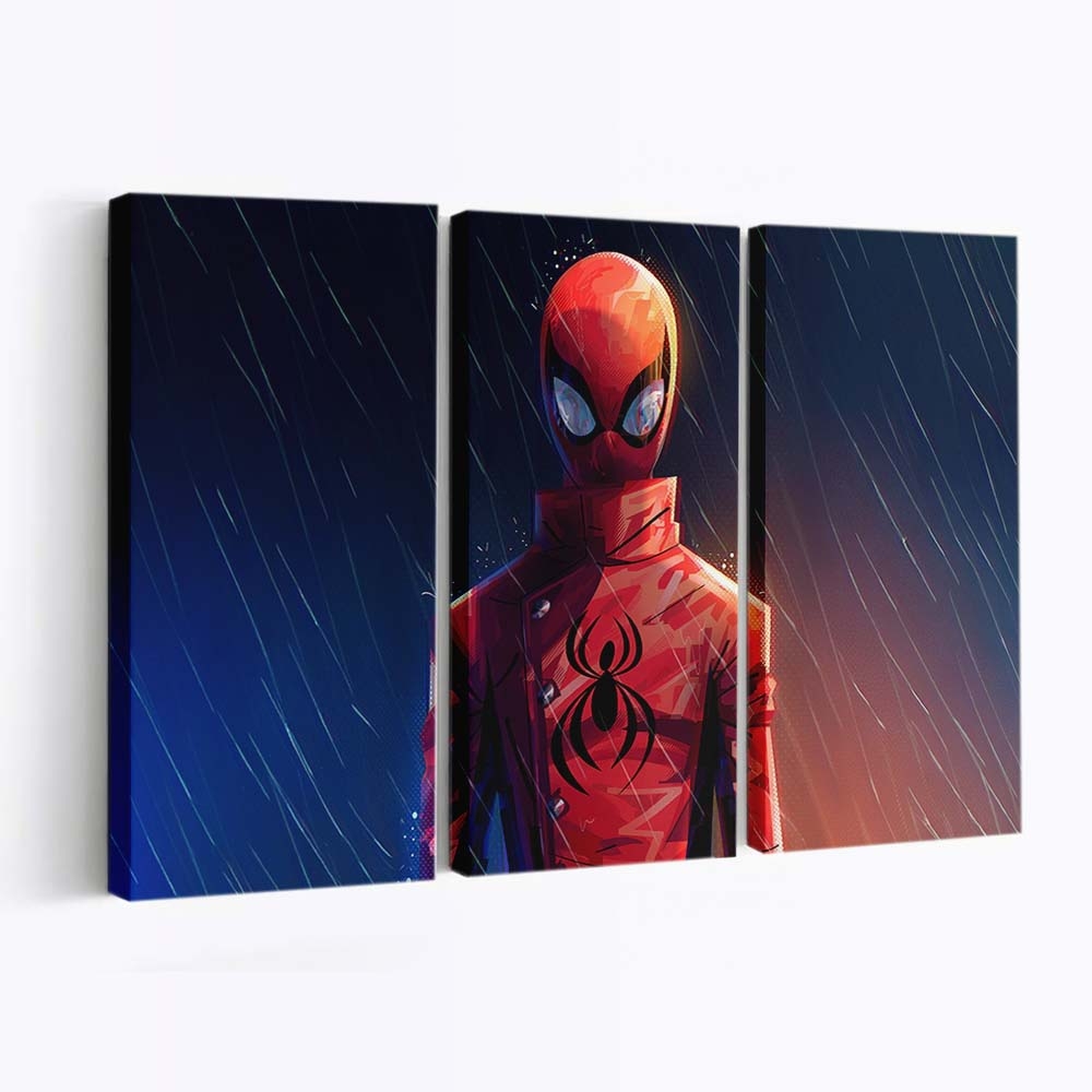 Miles Morales mit Spider Jacke Leinwandbild - Wanddeko