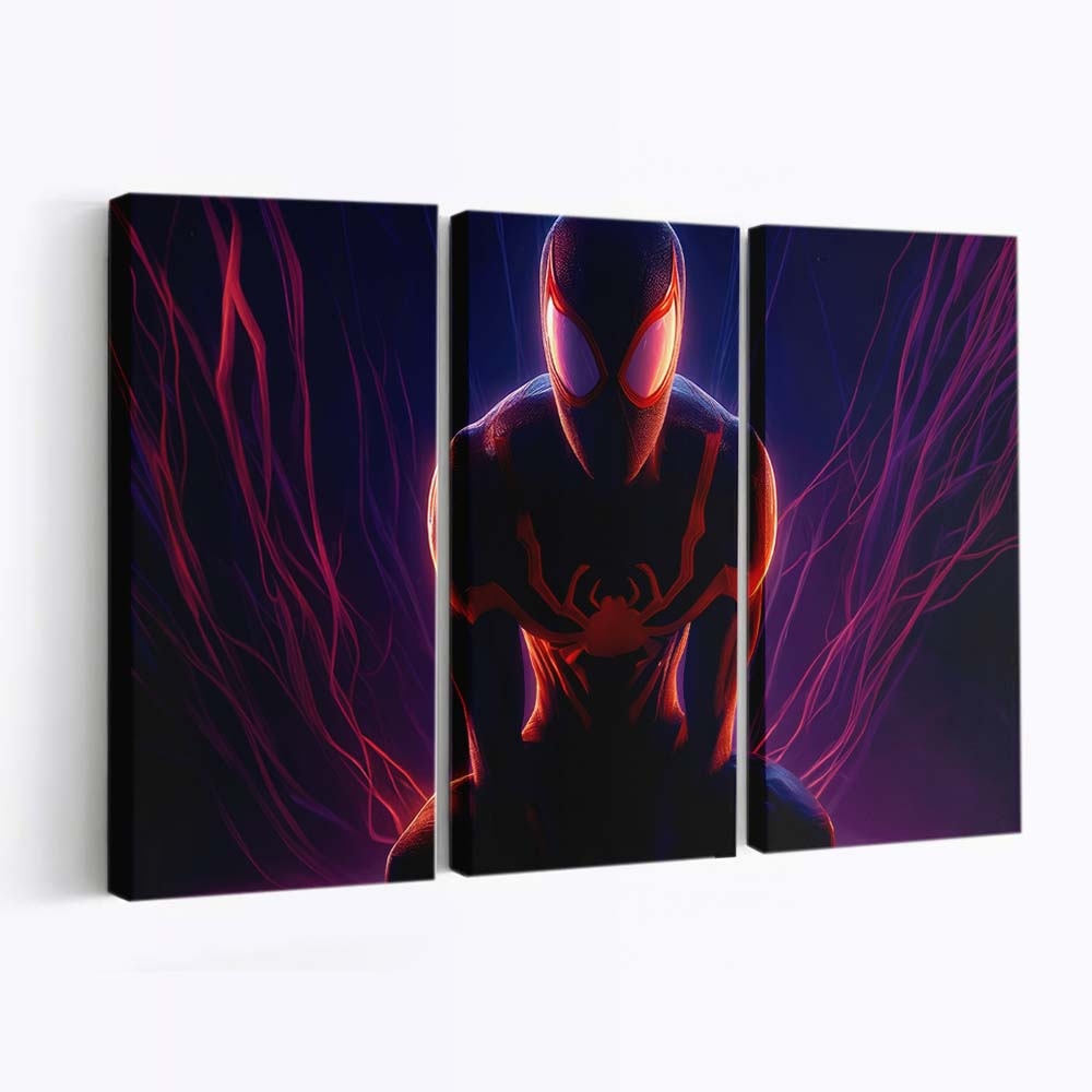 Miles Morales Netz der Schatten Leinwandbild - Wanddeko