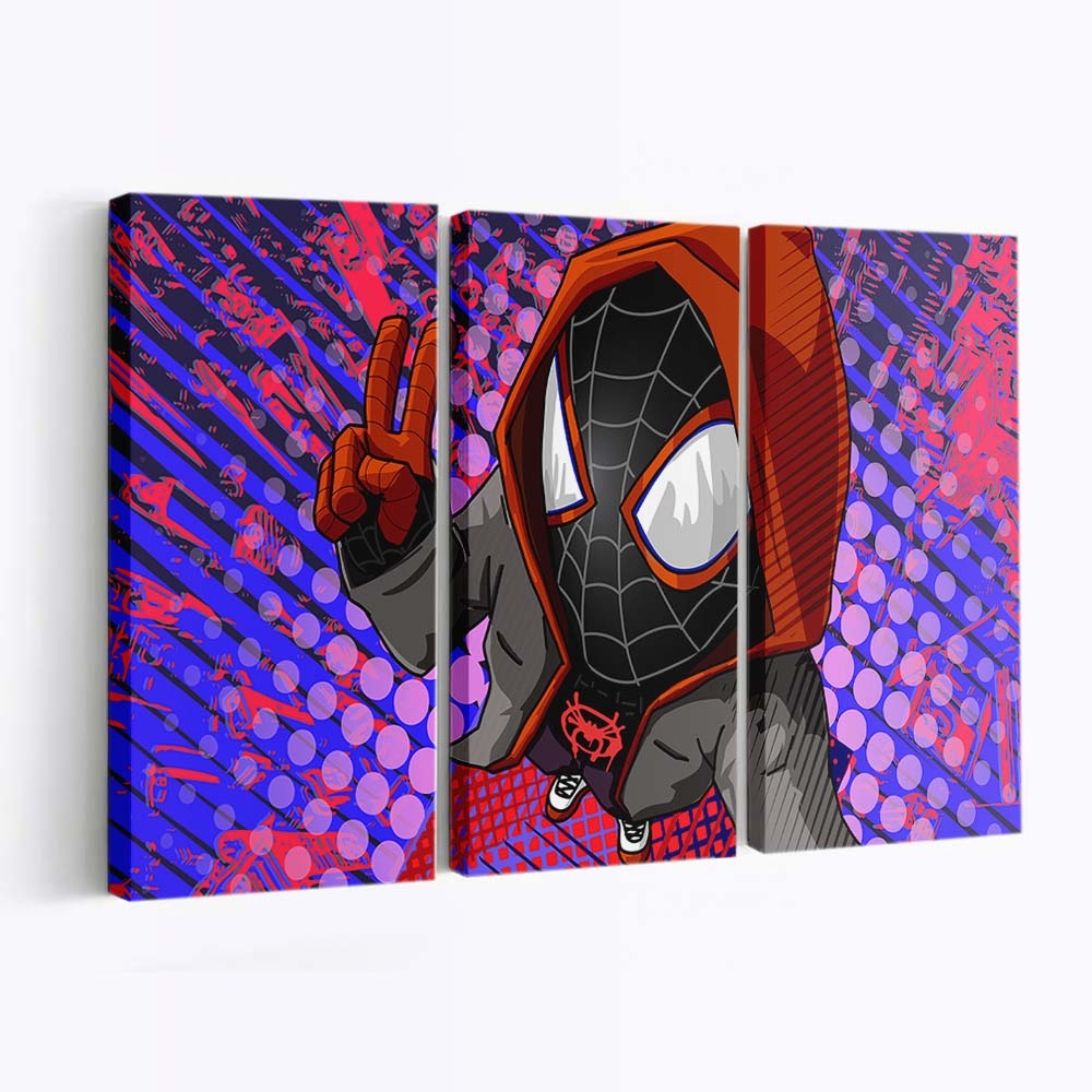 Miles Neuer Spider Man Leinwandbild - Wanddeko