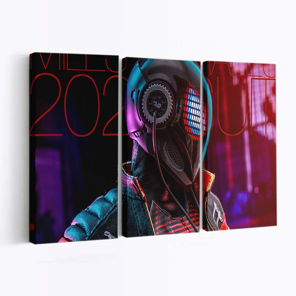 Spider Man Miles Morales Figurenkostüm Leinwandbild - Wanddeko