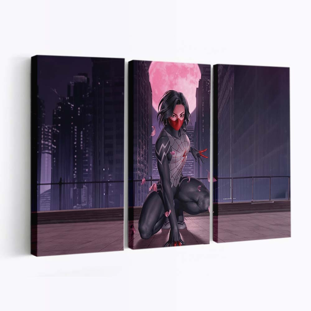 Silk offenbart ihre wahre Kraft Leinwandbild - Wanddeko