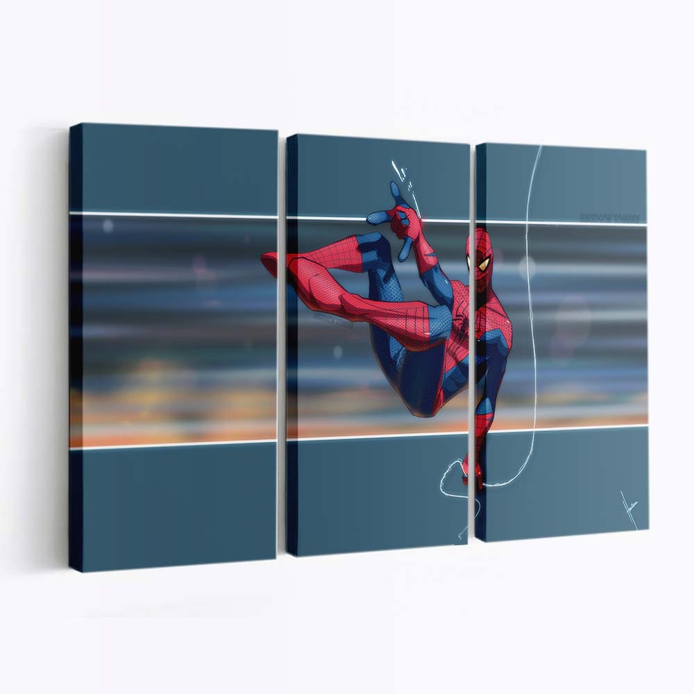 Spider Boy Leinwandbild - Wanddeko