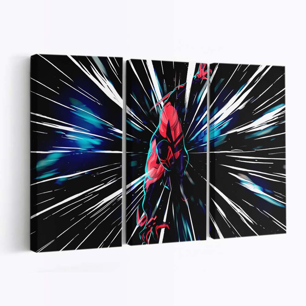 Spider Man 2099 – Zukünftige Spinne Leinwandbild - Wanddeko