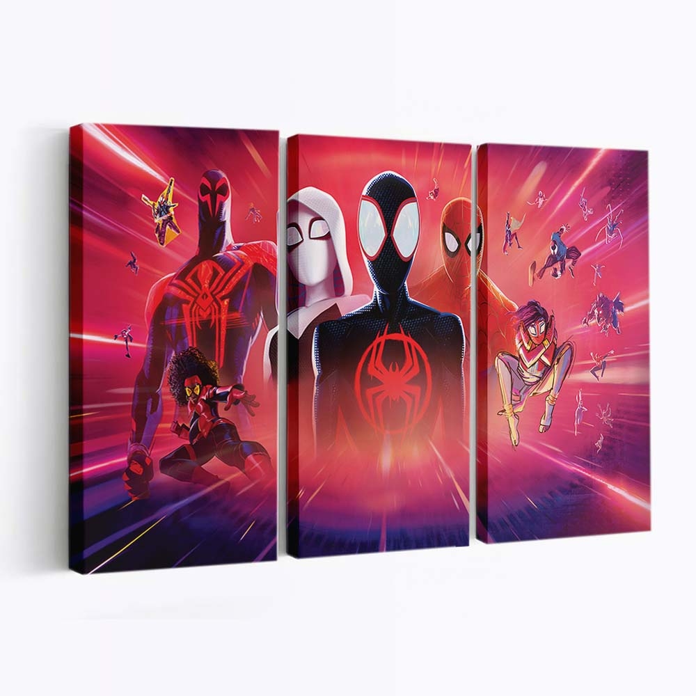 Spider Man: Across the Spider Verse Leinwandbild - Wanddeko