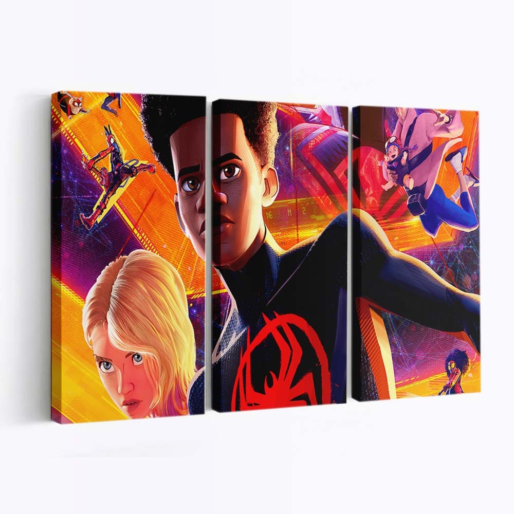 Spider Man: Across the Spider Verse 2023 2 Leinwandbild - Wanddeko