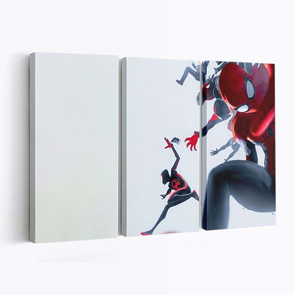 Spider Man: Across the Spider Verse 4 Leinwandbild - Wanddeko