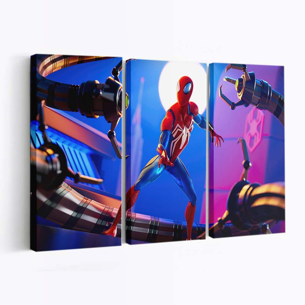 Spider Man Animated Leinwandbild - Wanddeko