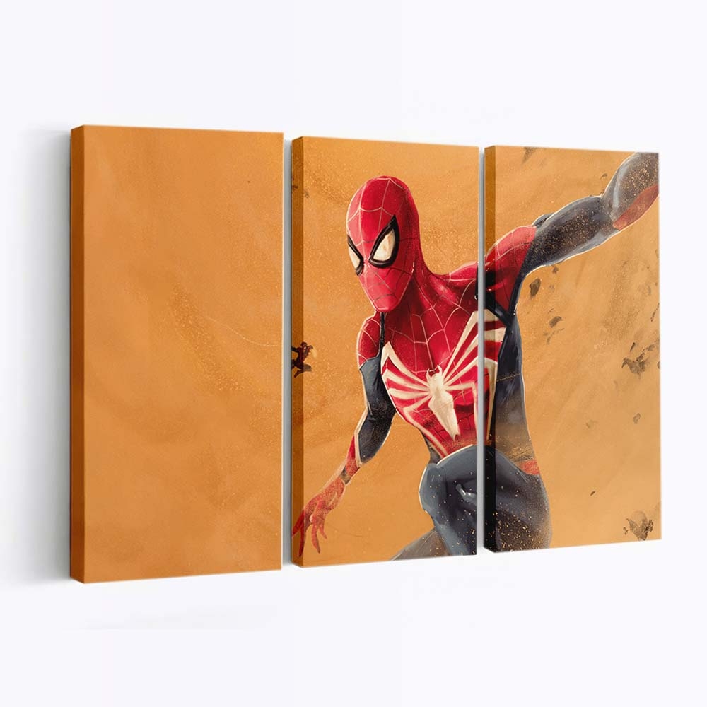 Spider Man Fan Kunstwerk Leinwandbild - Wanddeko