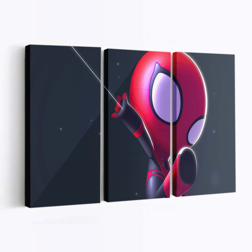 Spider Man Far From Home Doodle Kunst Leinwandbild - Wanddeko