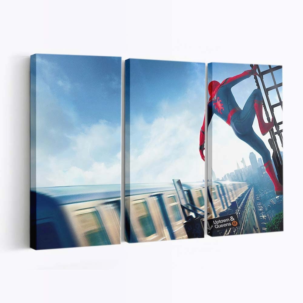 Spider Man Heimkehr 3 Leinwandbild - Wanddeko