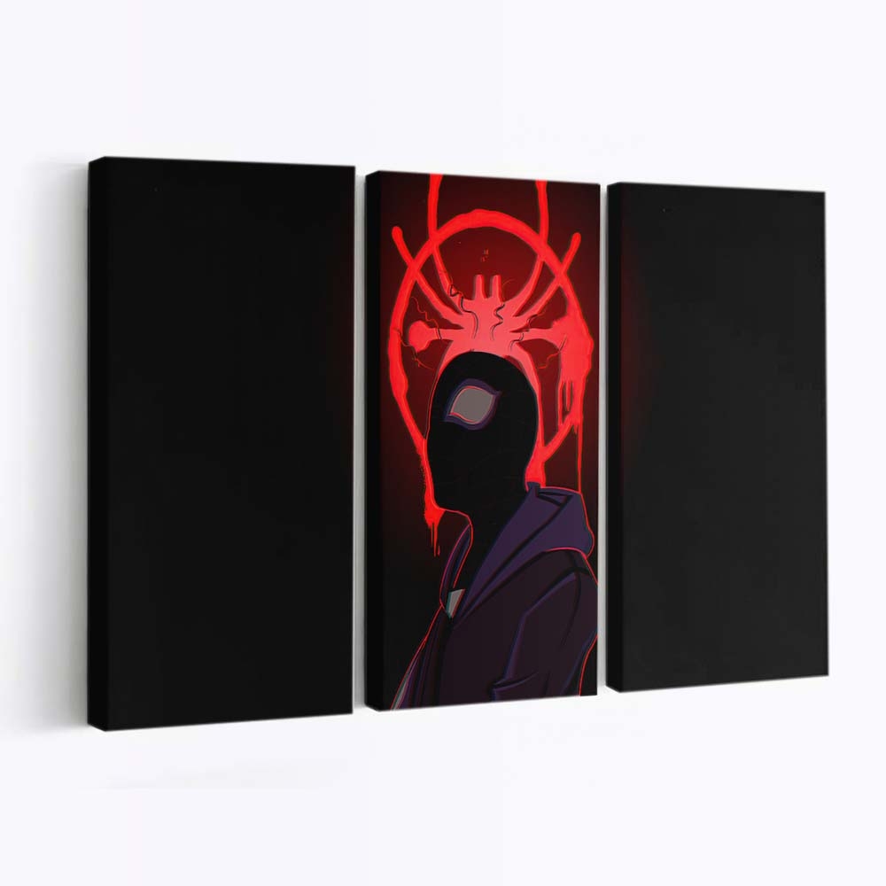 Spider Man Miles Looking Up 2020 Leinwandbild - Wanddeko