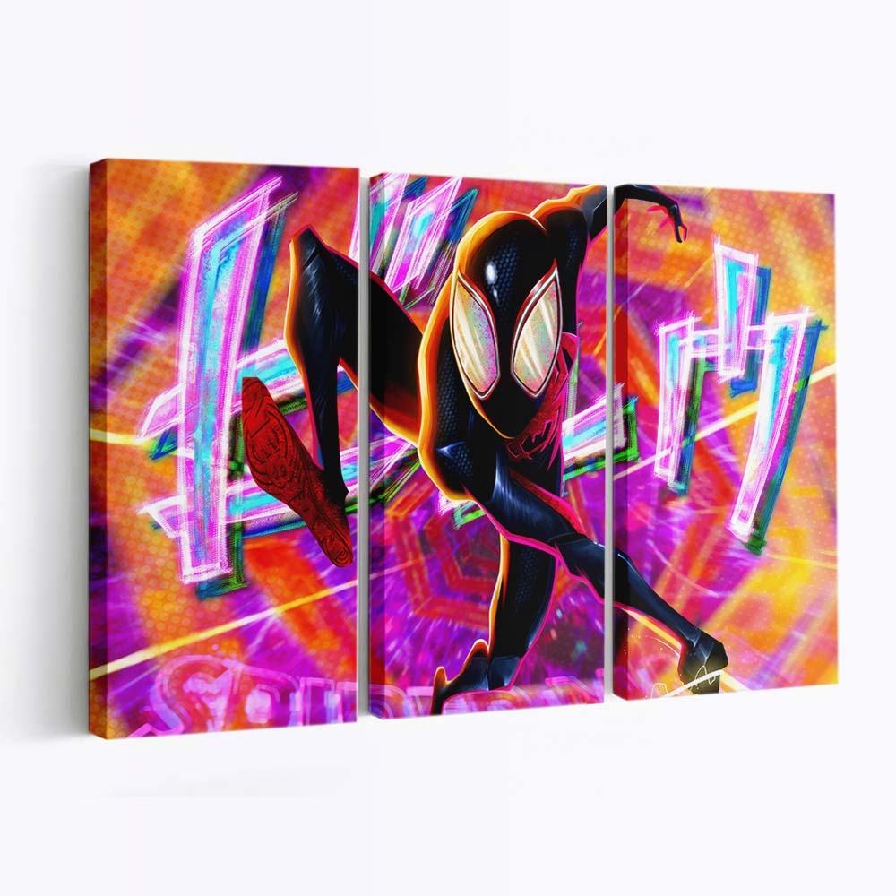 Spider Man Miles Morales Art New Leinwandbild - Wanddeko